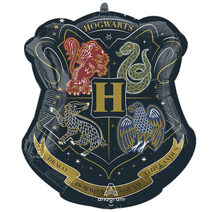 Harry Potter Crest Supershape Helium Filled Foil Balloon