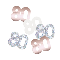 Rose Gold Age 80 Confetti 14g