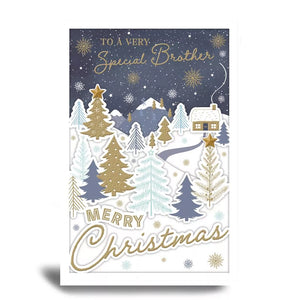 To A Very Special Brother Christmas Greeting Card