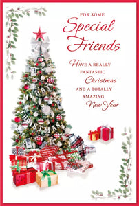 For Some Special Friends Christmas Greeting Card