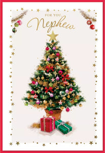 For You Nephew Christmas Greeting Card