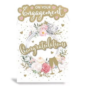 On Your Engagement Greeting Card