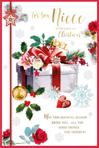 For You Niece Christmas Greeting Card