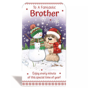 To A Fantastic Brother Christmas Greeting Card