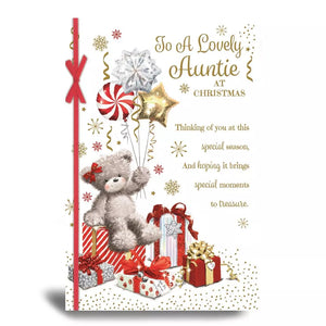 To A Lovely Auntie Christmas Greeting Card