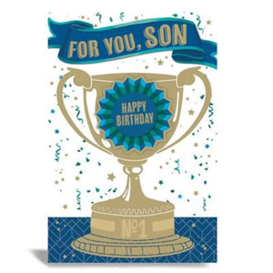 For You Son Birthday Greeting Card