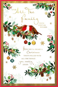 For All The Family Christmas Greeting Card