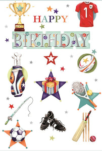 Happy Birthday Sports Greeting Card