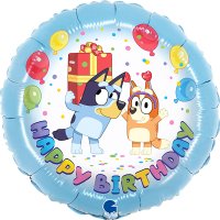 Bluey & Bingo Happy Birthday Helium Filled Foil Balloon