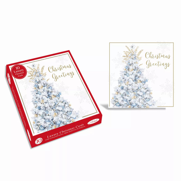 Christmas Tree Luxury Greeting Cards (Box of 10)