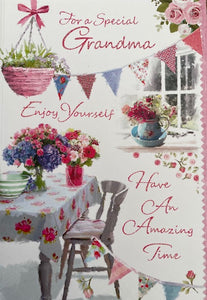 For A Special Grandma Birthday Greeting Card