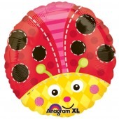 Cute Ladybug Helium Filled Foil Balloon