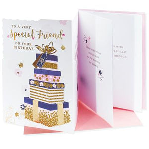 To A Very Special Friend Birthday Greeting Card